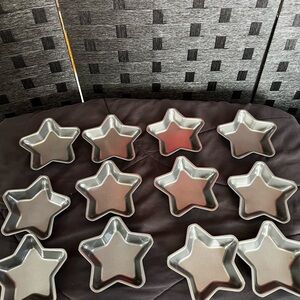 Star-Shaped Baking Pans Set 12pcs